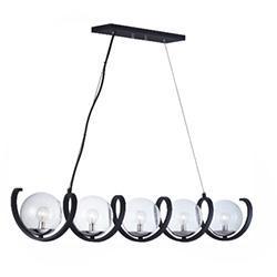 Maxim Curlicue Multi Light Pendant Model: 35105CDBKPN