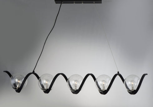 Maxim Curlicue Multi Light Pendant Model: 35105CDBKPN