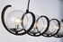 Maxim Curlicue Multi Light Pendant Model: 35105CDBKPN