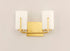 Maxim Dart 2 Light Bath Vanity Model: 21282SWSN