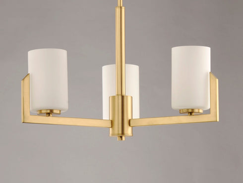 Maxim Dart 3 Light Chandelier Model: 21285SWSN