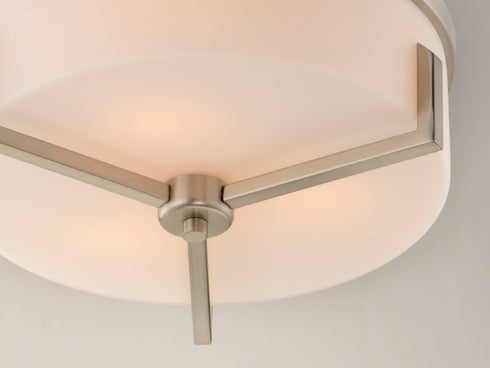 Maxim Dart 3 Light Flush Mount Model: 21280SWSN