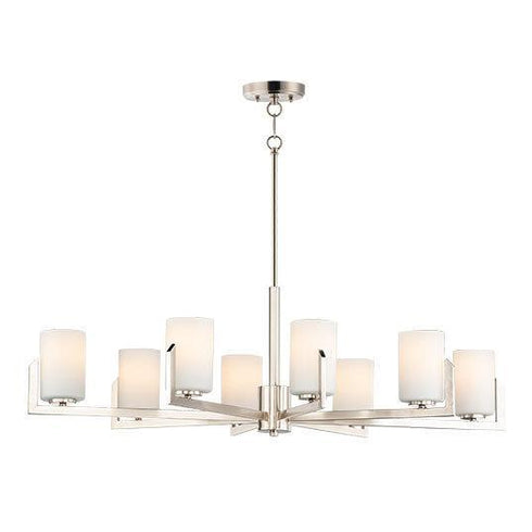Maxim Dart 8 Light Chandelier Model: 21288SWSN