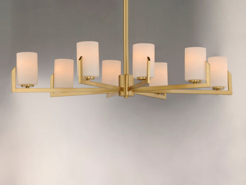 Maxim Dart 8 Light Chandelier Model: 21288SWSN