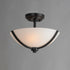 Maxim Deven Semi Flush Mount Model: 20031SWBK