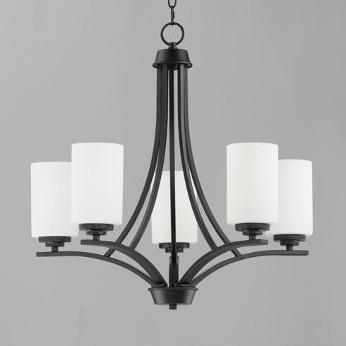 Maxim Deven Single Tier Chandelier Model: 20035SWBK