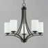 Maxim Deven Single Tier Chandelier Model: 20035SWBK