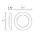 Maxim Diverse 11 Inch LED Flush Mount 3000k Non T24 Model: 57855WTBK