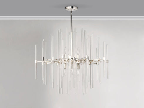 Maxim Divine 8 Light Chandelier Model: 38405CLPN