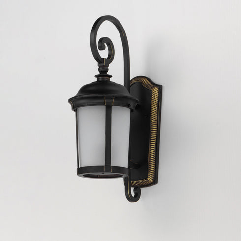 Maxim Dover LED E26 Dover LED 1 Light Outdoor Wall Lantern Model: 56094FSBZ