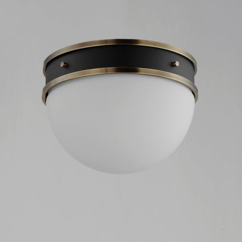 Maxim Duke Flush Mount Model: 12419SWBKWBR