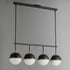 Maxim Duke Linear Pendant Model: 12414SWBKWBR