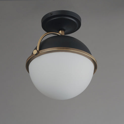 Maxim Duke Semi Flush Mount Model: 12410SWBKWBR