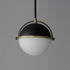 Maxim Duke Single Pendant Model: 12411SWBKWBR