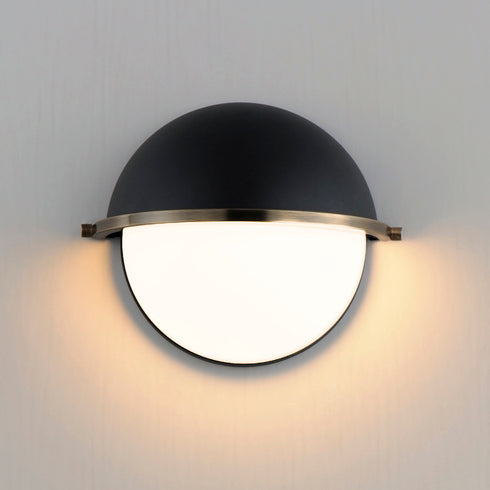 Maxim Duke Wall Sconce Model: 12418SWBKWBR