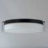 Maxim Duo 16'' Round Flush Mount Model: 12284CLSWBK