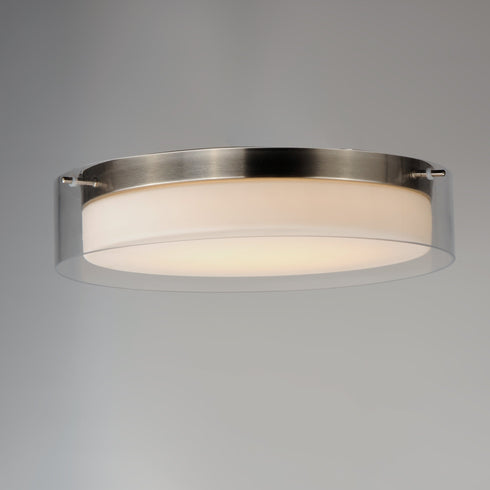 Maxim Duo 16'' Round Flush Mount Model: 12284CLSWBK