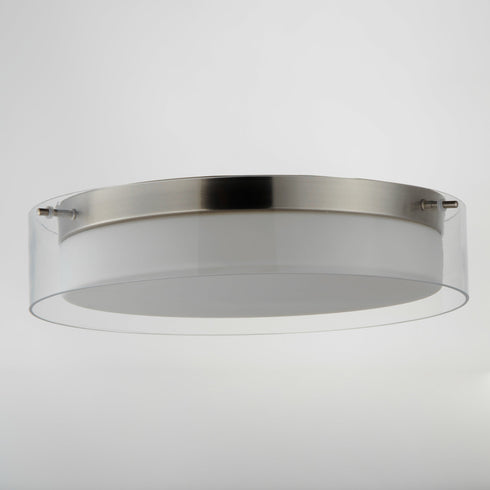 Maxim Duo 16'' Round Flush Mount Model: 12284CLSWBK