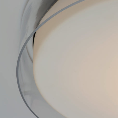 Maxim Duo 20'' Round Flush Mount Model: 12286CLSWBK