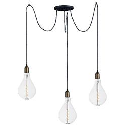 Maxim Early Electric Multi Light Pendant Model: 12123BKAB