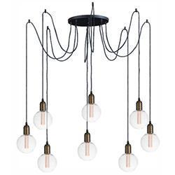 Maxim Early Electric Multi Light Pendant Model: 12128BKAB