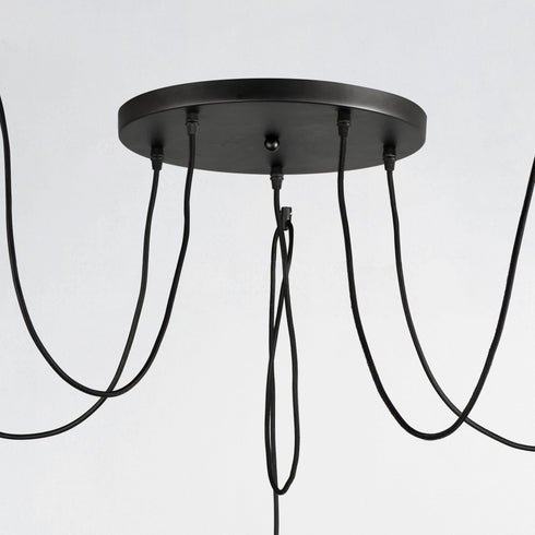 Maxim Early Electric Multi Light Pendant Model: 12125BKAB