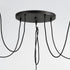 Maxim Early Electric Multi Light Pendant Model: 12125BKAB