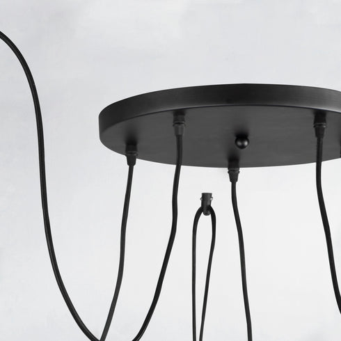 Maxim Early Electric Multi Light Pendant Model: 12125BKAB