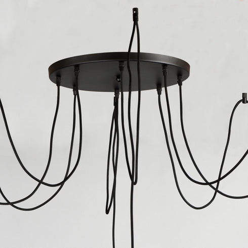 Maxim Early Electric Multi Light Pendant Model: 12128BKAB