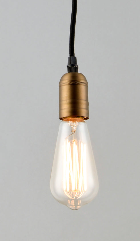 Maxim Early Electric Single Pendant Model: 12121BKAB