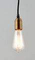 Maxim Early Electric Single Pendant Model: 12121BKAB