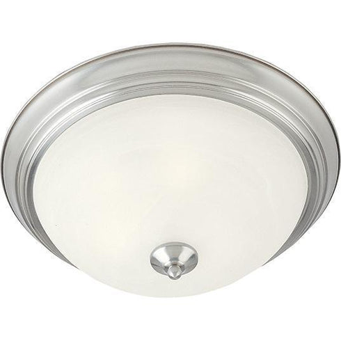 Maxim Essentials-584x Essentials 1 Light Flush Mount Model: 5840MRSN