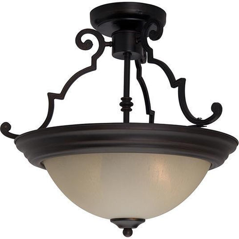 Maxim Essentials-584x Essentials 2 Light Semi Flush Mount Model: 5843MROI