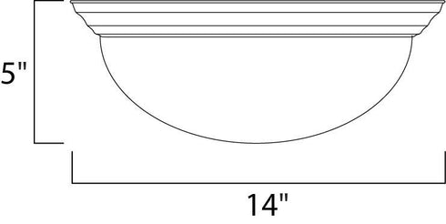 Maxim Essentials-585x Essentials 2 Light Flush Mount Model: 5851FTBK
