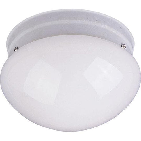 Maxim Essentials-588x Essentials 1 Light Flush Mount Model: 5880WTWT