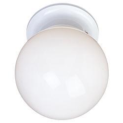 Maxim Essentials-588x Essentials 1 Light Flush Mount Model: 5889WTWT