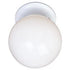 Maxim Essentials-588x Essentials 1 Light Flush Mount Model: 5889WTWT