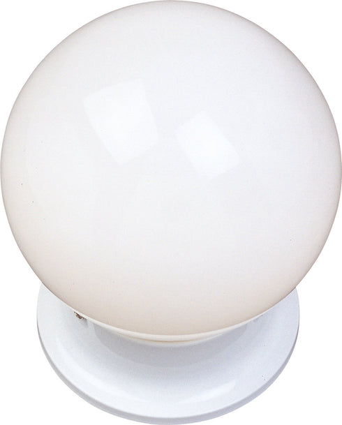 Maxim Essentials-588x Essentials 1 Light Flush Mount Model: 5889WTWT