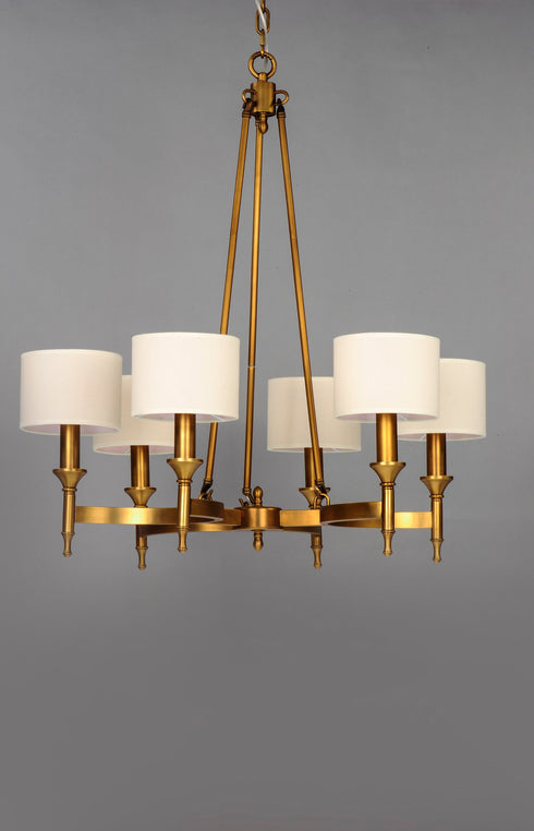 Maxim Fairmont Single Tier Chandelier Model: 22375OMNAB
