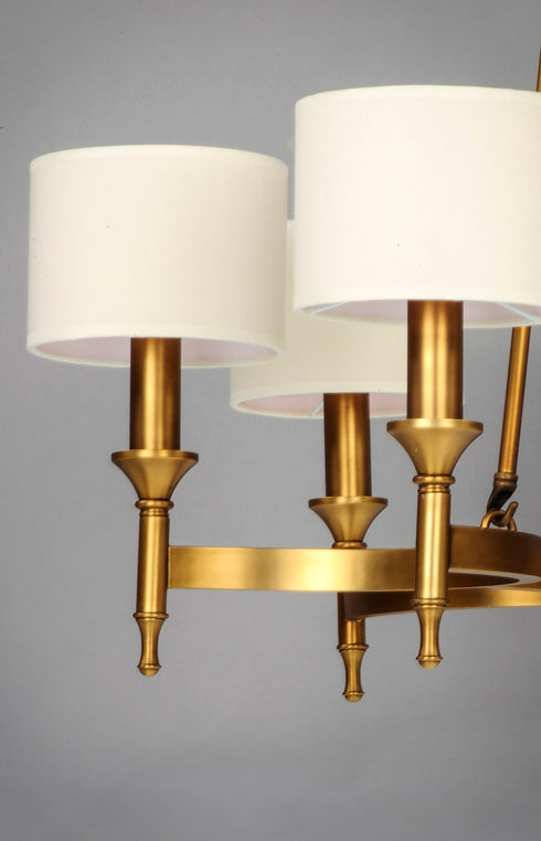 Maxim Fairmont Single Tier Chandelier Model: 22375OMNAB