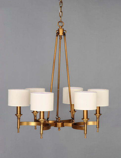 Maxim Fairmont Single Tier Chandelier Model: 22375OMNAB