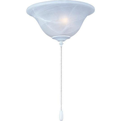Maxim FKT205MW 2-Light Ceiling Fan Light Kit with Wattage Limiter