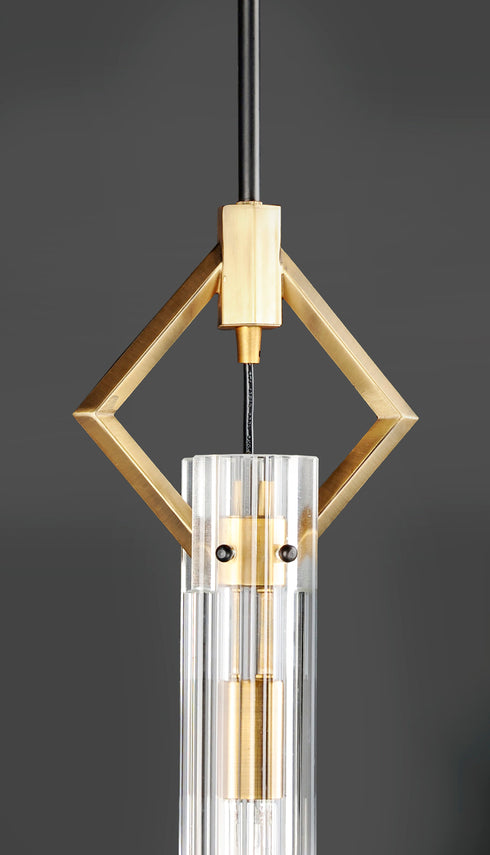 Maxim Flambeau 1 Light Mini Pendant Model: 16111CLBKAB