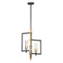Maxim Flambeau 3 Light Chandelier Model: 16113CLBKAB