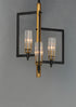 Maxim Flambeau 3 Light Chandelier Model: 16113CLBKAB