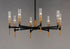 Maxim Flambeau Chandelier Model: 16128CLBKAB
