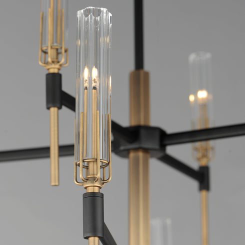 Maxim Flambeau Chandelier Model: 16129CLBKAB