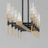 Maxim Flambeau Linear Pendant Model: 16127CLBKAB