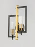 Maxim Flambeau Wall Sconce Model: 16115CLBKAB