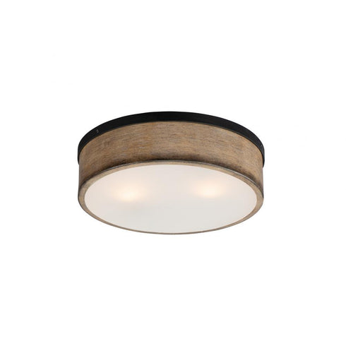 Maxim Franklin 2 Light Flush Mount Model: 14440DWBK